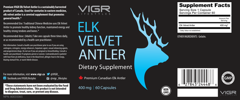 VIGR Elk Velvet Antler
