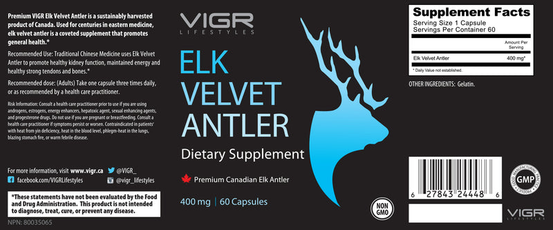 Premium VIGR Elk Velvet Antler – Bulk Buy 6